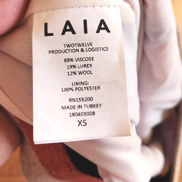 NWOT Laia/Anthropologie Shimmer Rainbow Skirt, Size XS - Picture 6 of 7